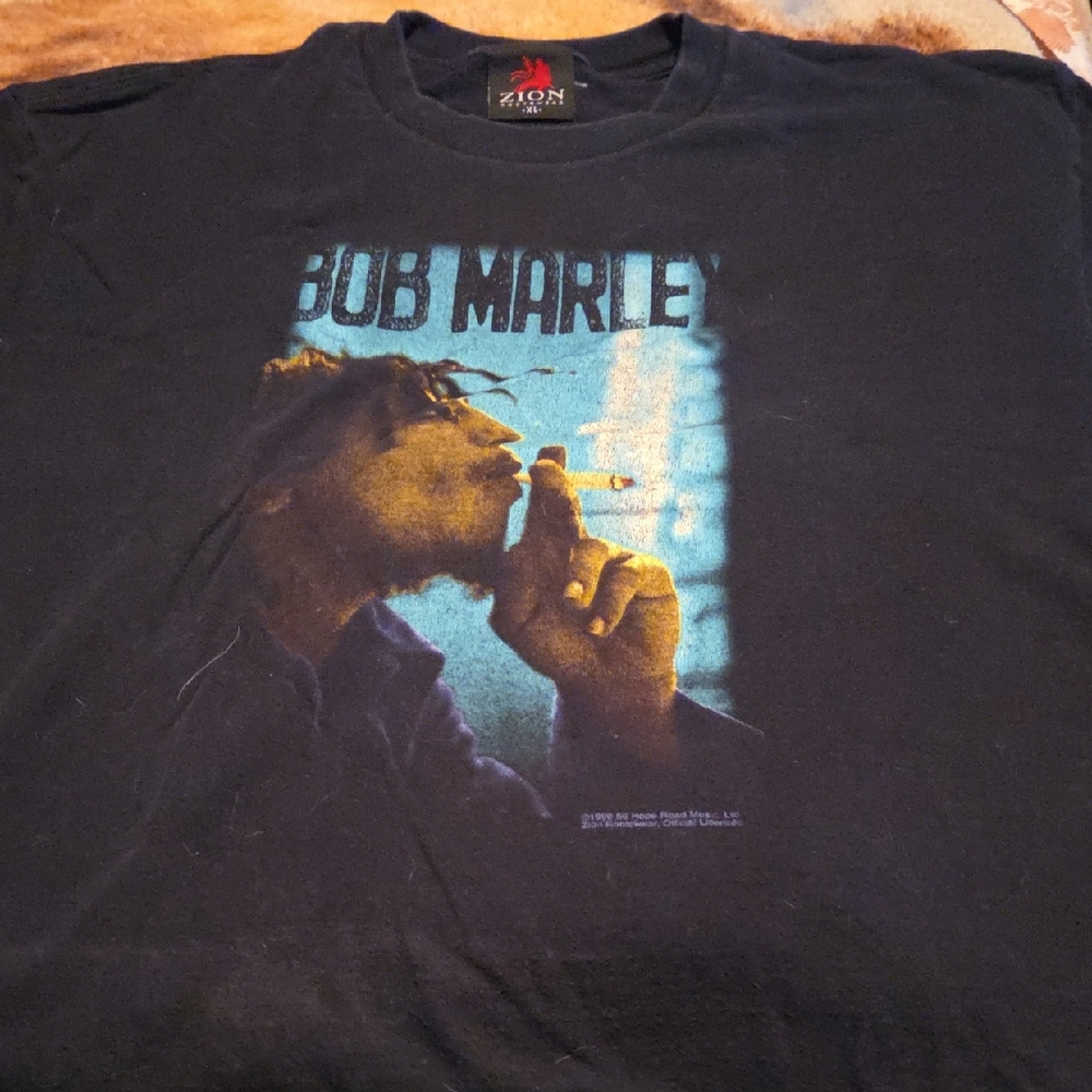 Zion Rootswear Black T-Shirt with Red Logo